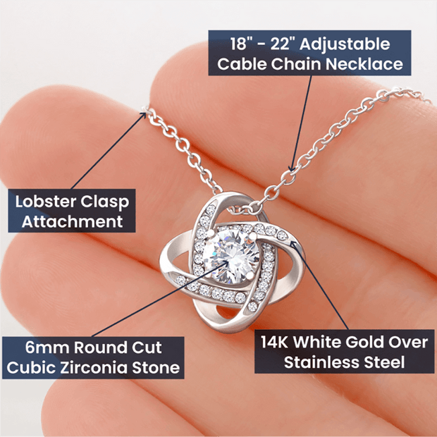 Beautiful  Love Knot Necklace