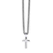 Artisan Cross Necklace on Cuban Chain