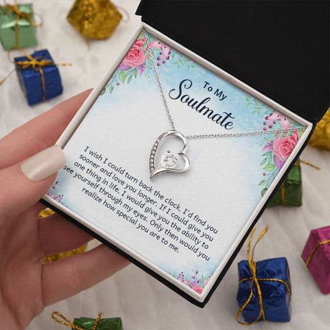 Forever Love Necklace with On Demand Message Card