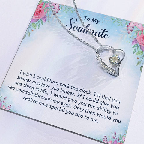 Forever Love Necklace with On Demand Message Card