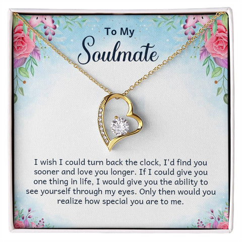 Forever Love Necklace with On Demand Message Card