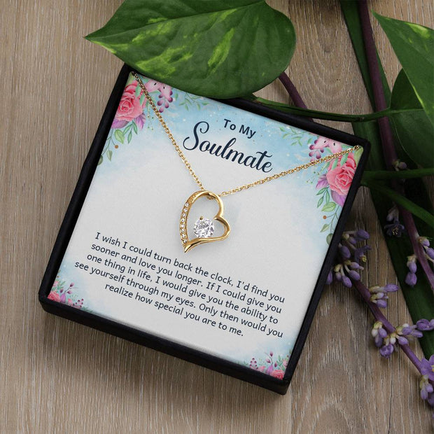 Forever Love Necklace with On Demand Message Card