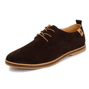 Suede Oxfords Men Leather Shoes